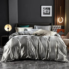 Silver Gray / 1.5m bed hat four-piece set