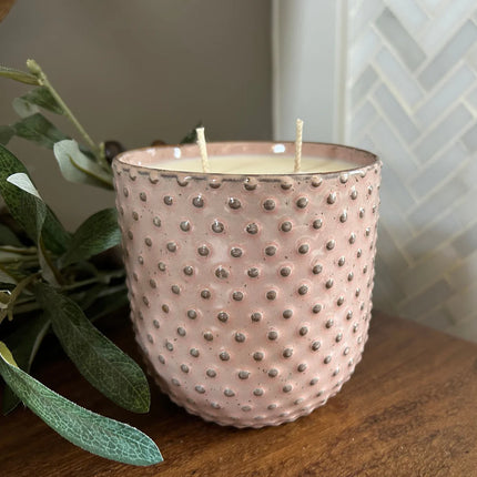 Spring Home Decor Dusty Pink Limited Edition Candle by TLC Candle Co.