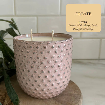 Spring Home Decor Dusty Pink Limited Edition Candle by TLC Candle Co.