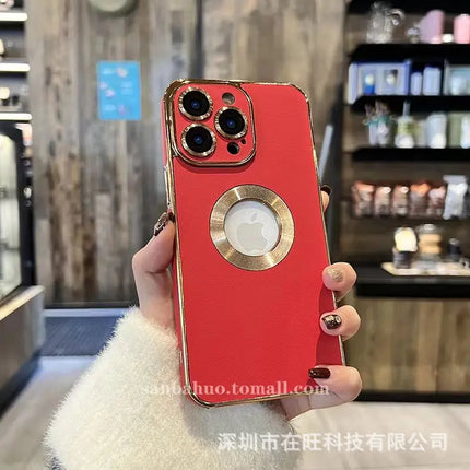 Textured Hollow Phone Case for iPhone 15 Pro Max