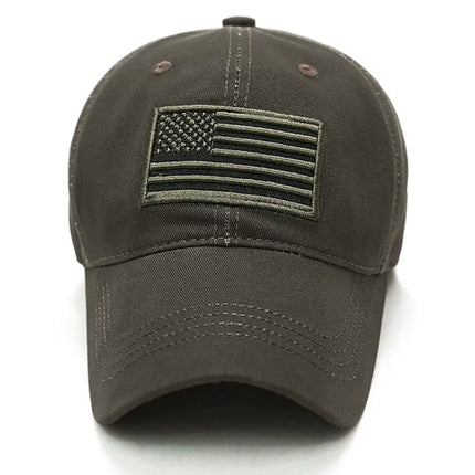 Men's USA Flag Outdoor Camouflage Baseball Cap