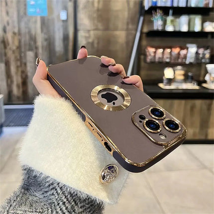 Textured Hollow Phone Case for iPhone 15 Pro Max