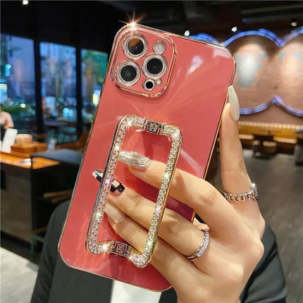 Glitter Phone Case with Stand for iPhone 15 Pro Max