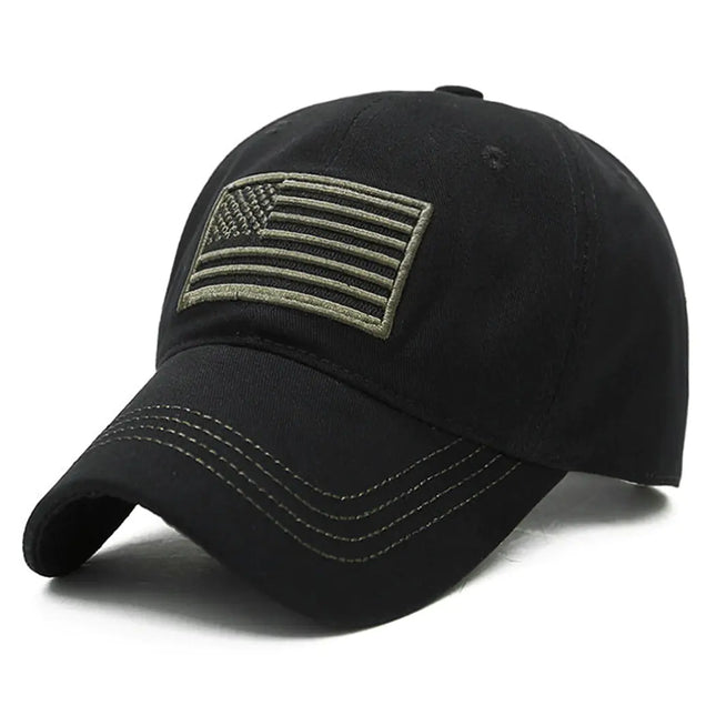 Men's USA Flag Outdoor Camouflage Baseball Cap