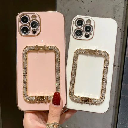 Glitter Phone Case with Stand for iPhone 15 Pro Max