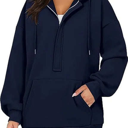 Women's Solid Color Versatile Hoodie