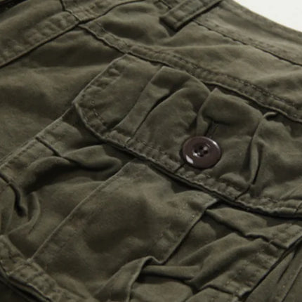 Cotton Cargo Shorts - 5-Point Length