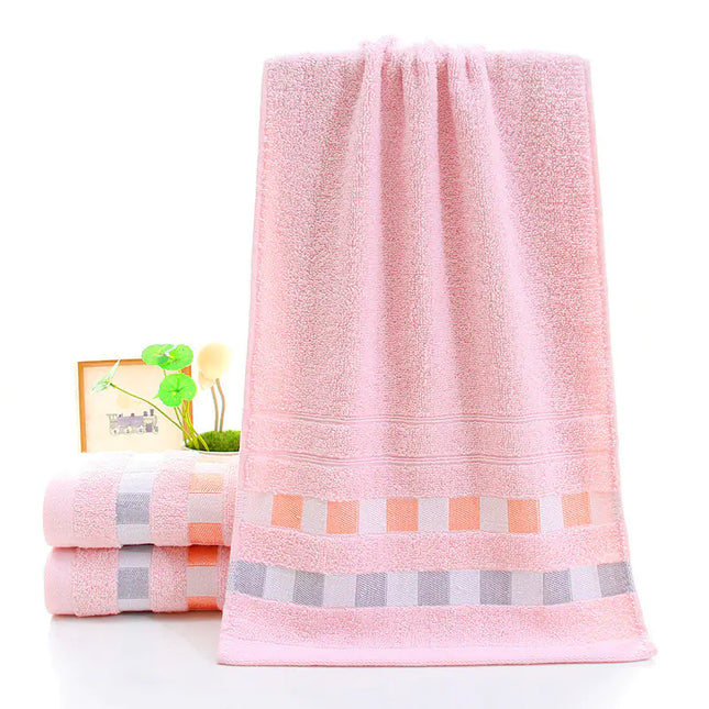 Embroidered Logo Cotton Face Towels