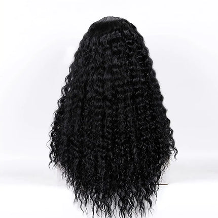 AA Hair Front Wig Womens Brazilian Human Long Curly Lace Wavy Hair Wigs
