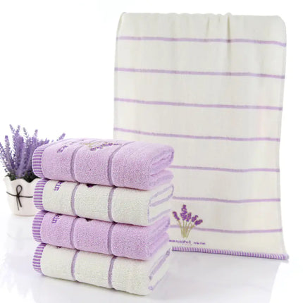Soft Cotton Embroidered Face Towels