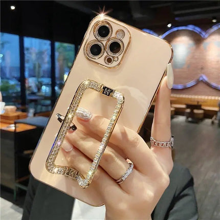 Glitter Phone Case with Stand for iPhone 15 Pro Max