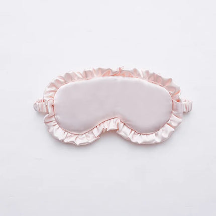 Silk Ruffle Sleep Eye Mask for Better Sleep (Multicolor)