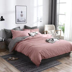 Cocoa-Apricot / Quilt cover 135*200cm pillowcase 50*75cm2