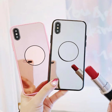 Color Reflective Plating Phone Case for iPhone XS Max