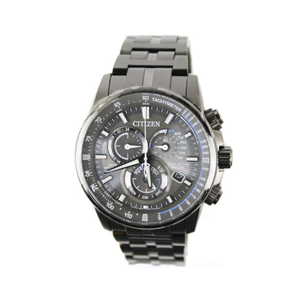 Citizen (AT4127-52H) Eco Drive Mens PCAT Gunmetal Stainless Steel Bracelet Watch