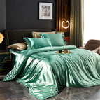 Matcha green / 1.2m bed hat three-piece set