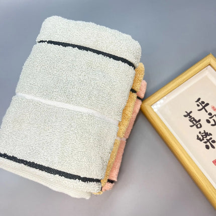 Embroidered Logo Cotton Face Towels