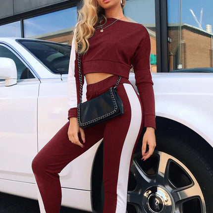 Women's Sportswear Hoodie Two-Piece Set