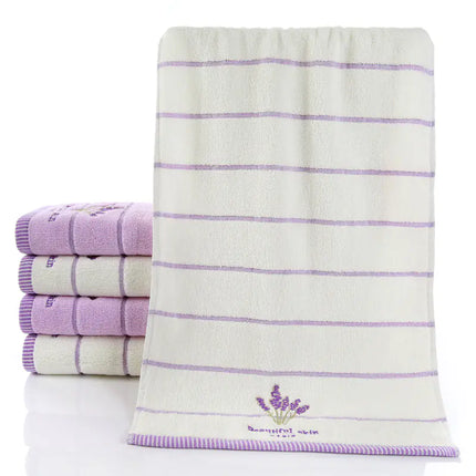 Soft Cotton Embroidered Face Towels