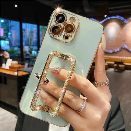 Glitter Phone Case with Stand for iPhone 15 Pro Max