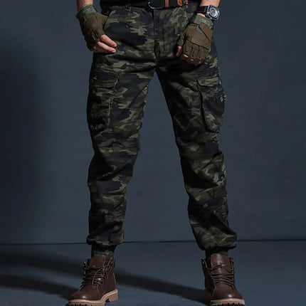 Slim Fit Stretchy Casual Pants for Men - Camouflage