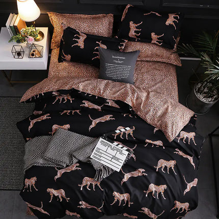 Cross-Border Home Textiles Bedding Set with Duvet & Pillow