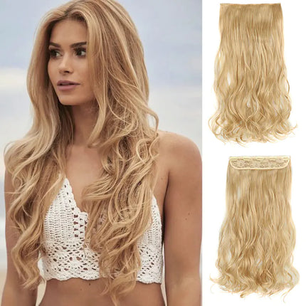 Women's Big Wavy Long Curly Hair Extensions - Natural Look