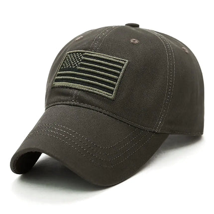 Men's USA Flag Outdoor Camouflage Baseball Cap