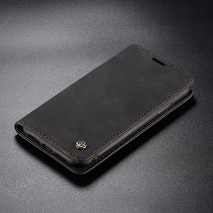 Luxury Matte Magnetic Flip Case for iPhone XR