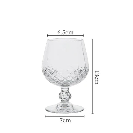 Crystal Brandy and Wine Glass Set