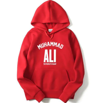 Men's Fleece Pullover Hoodie with Letter Print
