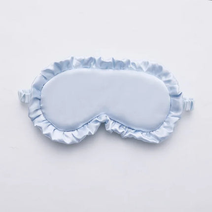 Silk Ruffle Sleep Eye Mask for Better Sleep (Multicolor)