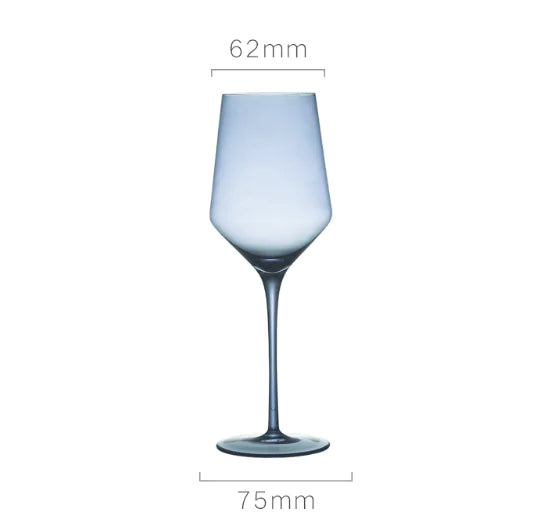 Colorful Lead-free Crystal Red Wine Glass for Banquets