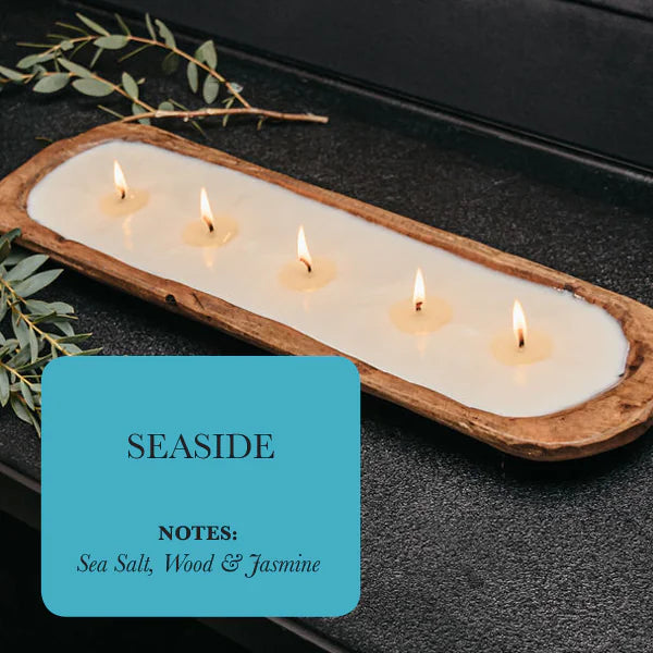 5-Wick Dough Bowl Candle - Seaside