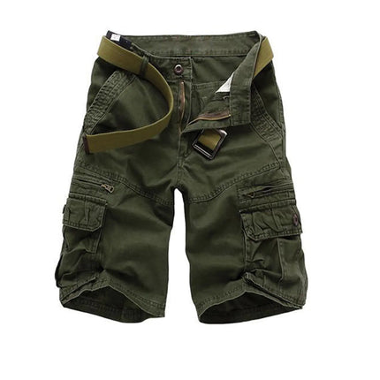 Cotton Cargo Shorts - 5-Point Length