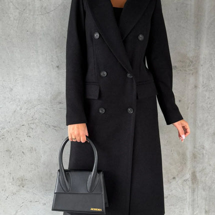 Double-Breasted Long Coat
