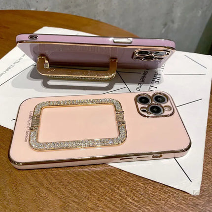 Glitter Phone Case with Stand for iPhone 15 Pro Max
