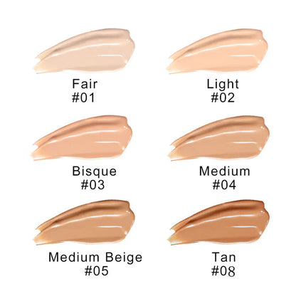Matte Waterproof Liquid Foundation and Concealer Cream