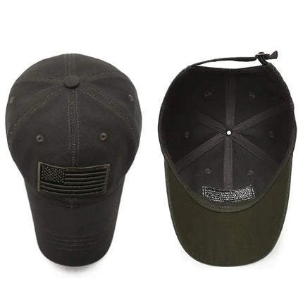 Men's USA Flag Outdoor Camouflage Baseball Cap