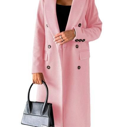 Double-Breasted Long Coat