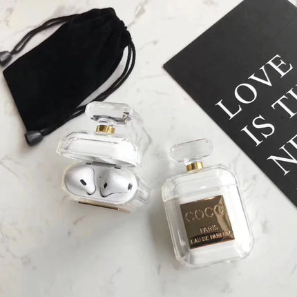 Perfume Bottle Silicone Case for Wireless Earbuds