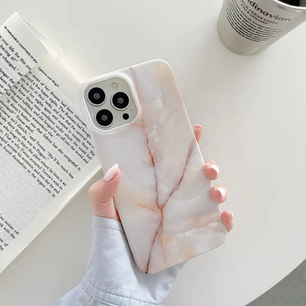 Marble Pattern Protective Case for iPhone 12