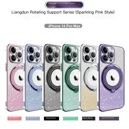 Rotating Stand Case for iPhone 15 Pro Max & 14/13