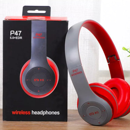 Wireless Bluetooth 5.0 Headphones Headset Over-Ear FM Radio MIC Foldable TF Card