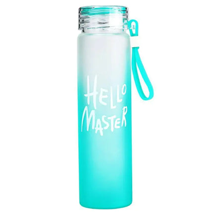 Frosted Glass Bottle with Gradient Design