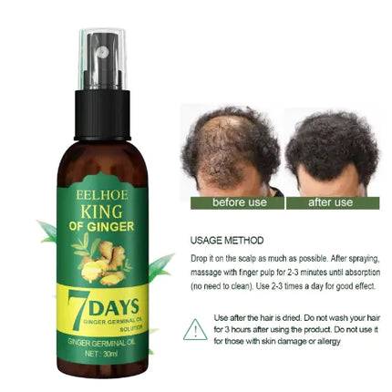 Ginger Essential Oil Spray Conditioner for Hair Regeneration
