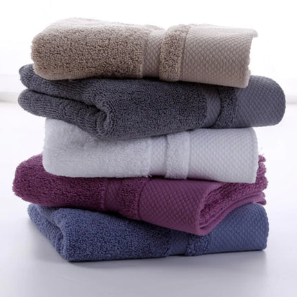 Thick Cotton Face Towels with Custom Logo (120g)