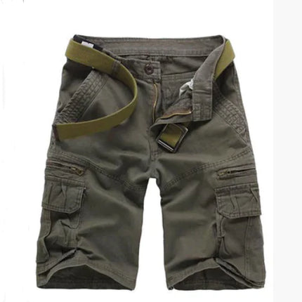 Cotton Cargo Shorts - 5-Point Length