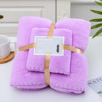 Violet / Bath towel 140*70 + towel 75*35