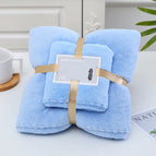 Sky Blue / Bath towel 140*70 + towel 75*35